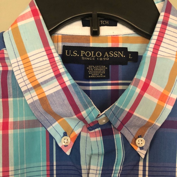 Men’s US polo assn short sleeve button down shirt - Picture 3 of 4
